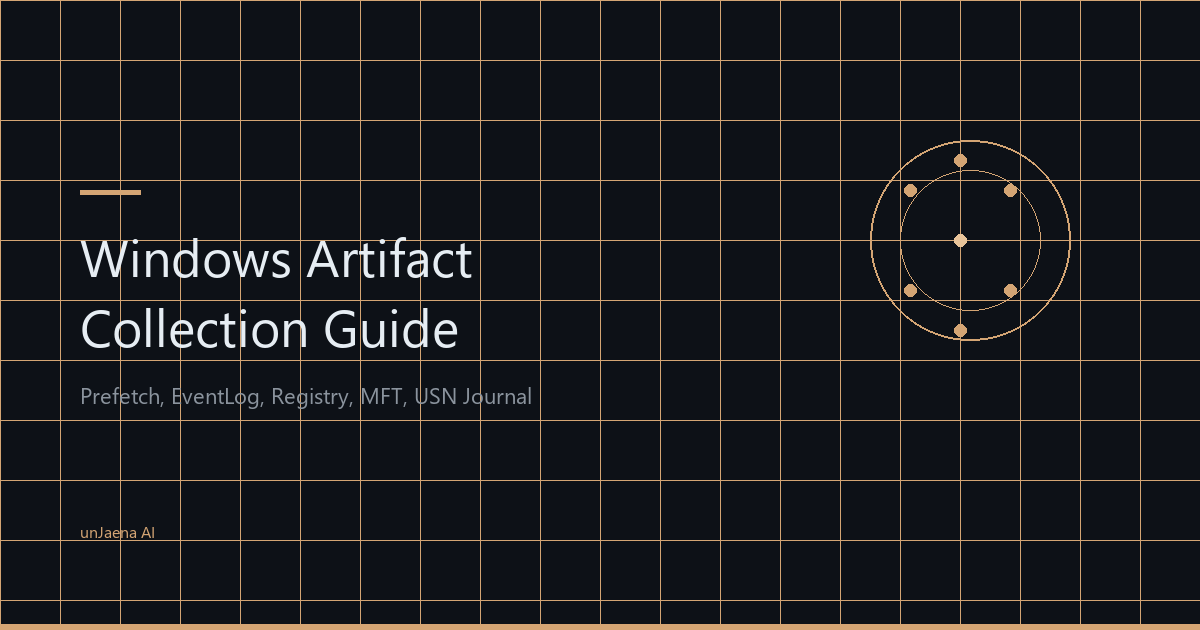 Windows 아티팩트 수집 완전 가이드: Prefetch부터 USN Journal까지